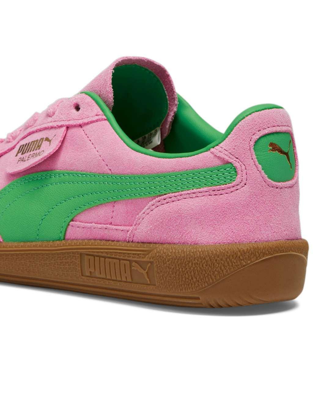 PUMA Palermo Special sneakers in pink and green Product Image