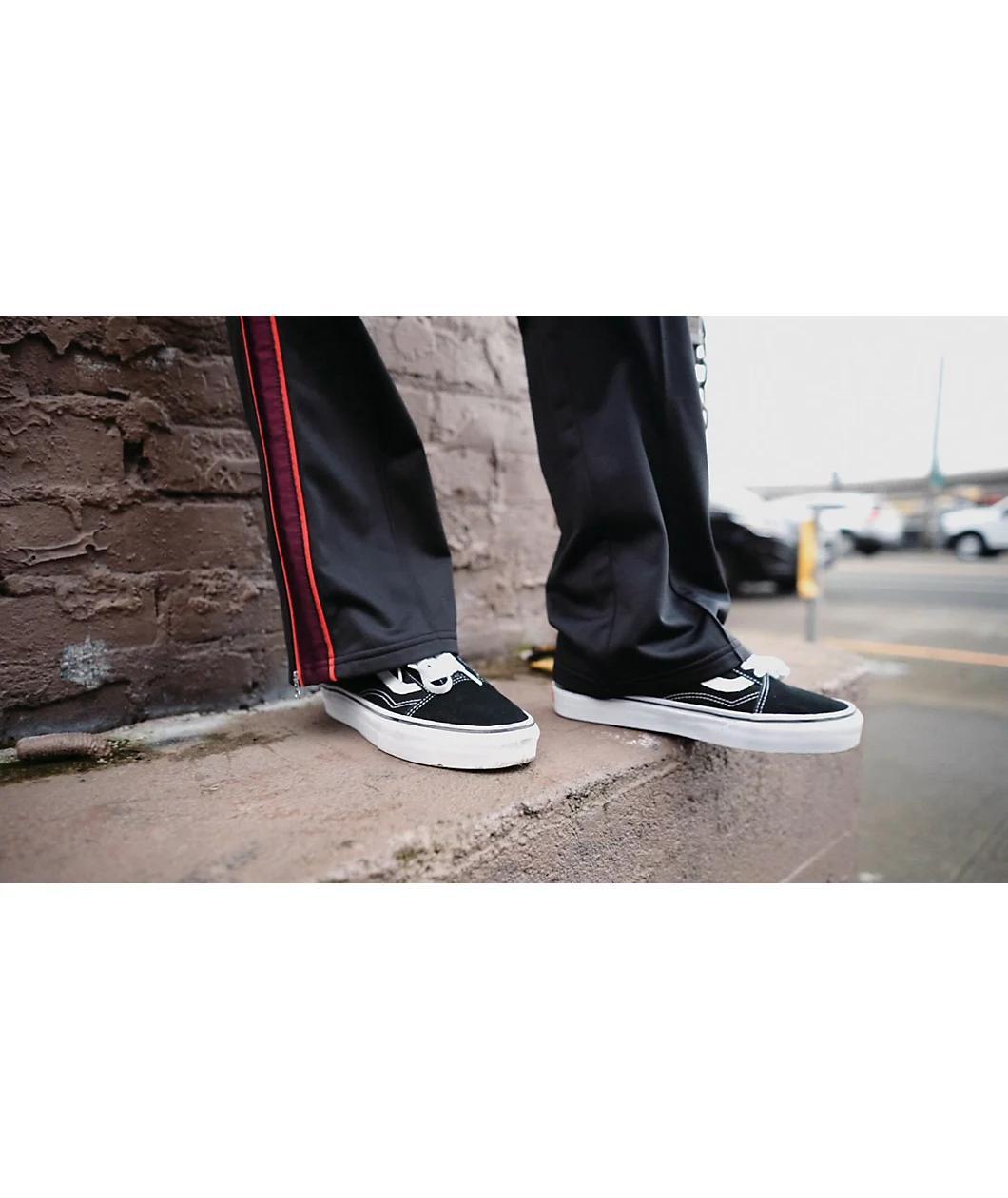 Vans Old Skool Black & White Skate Shoes Product Image