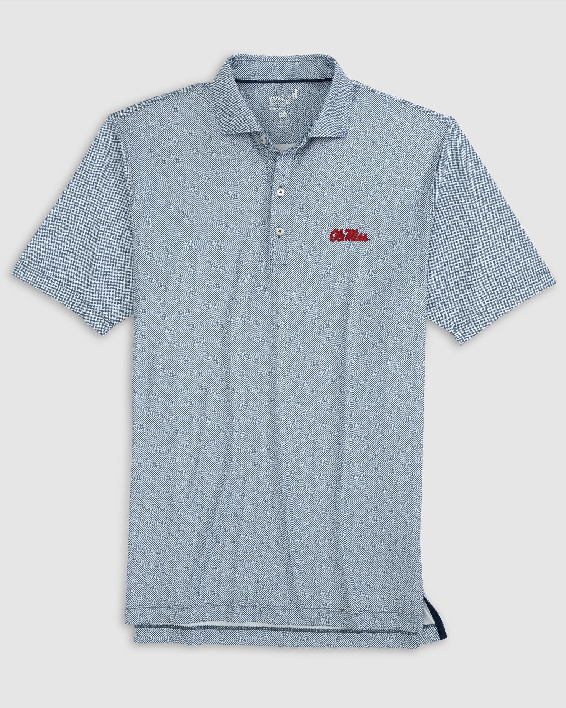 johnnie-O Ole Miss Hinson Jersey Performance Polo - Stacked Logo Product Image