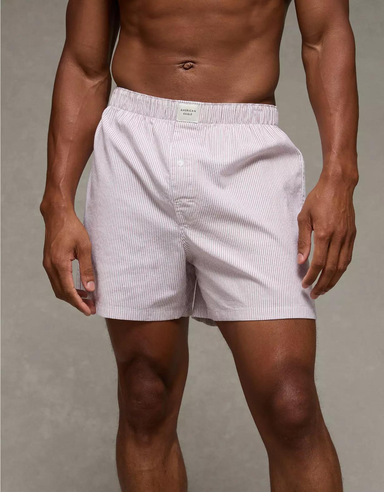 AEO Plaid Stretch Boxer Short Product Image
