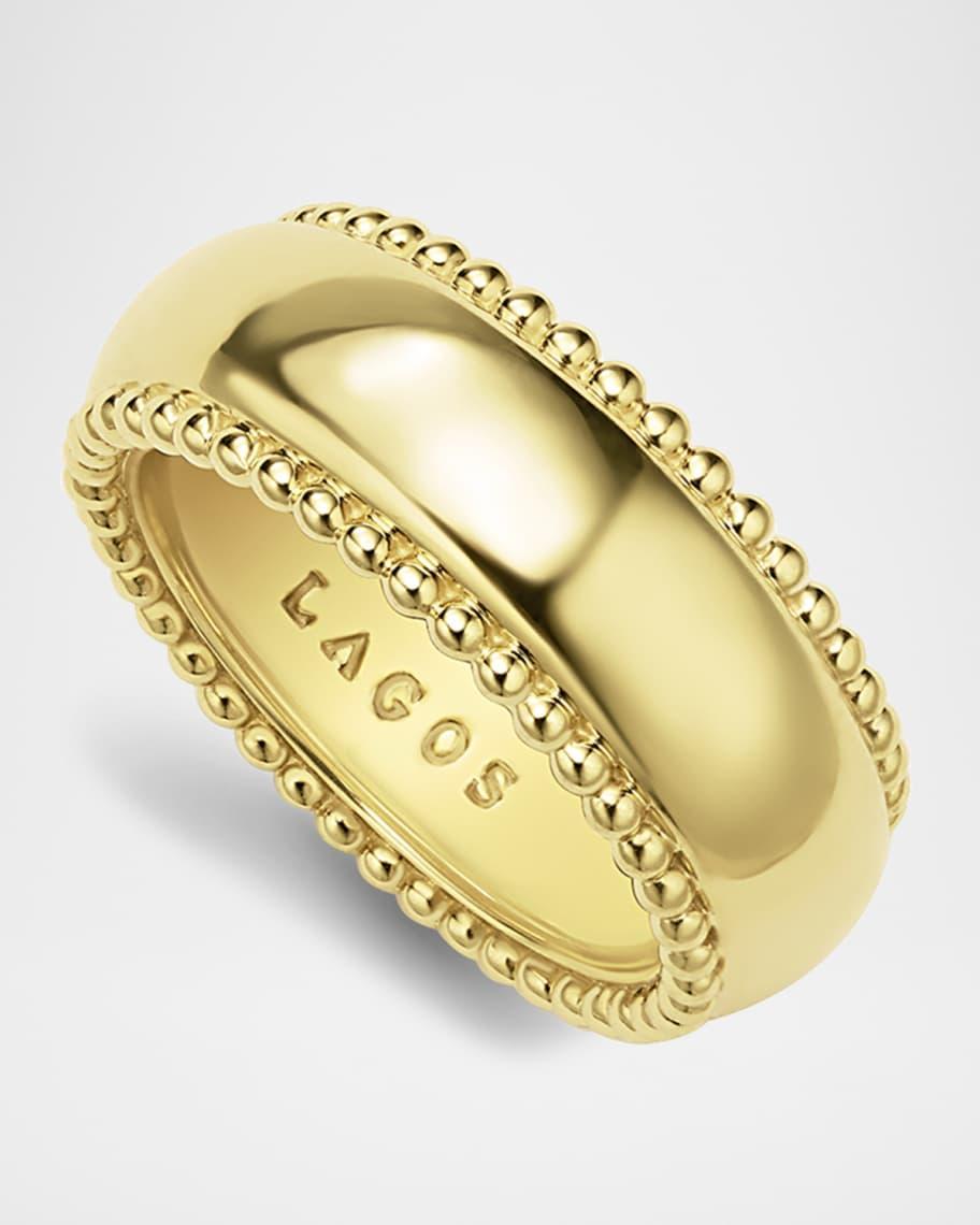 Men's 18K Yellow Gold Anthem Band Ring Product Image