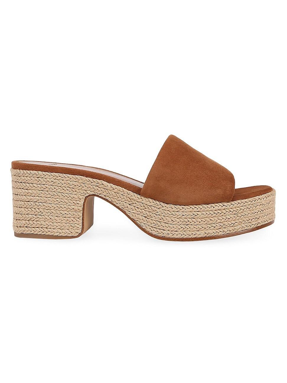 Margo Suede Platform Espadrille Sandals Product Image