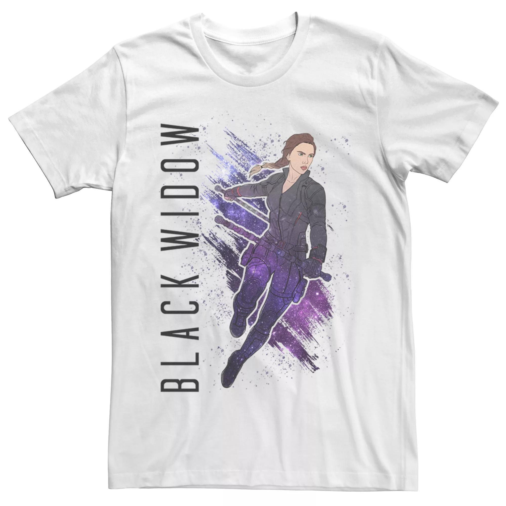 Men's Avengers Black Widow Painted Tee,  Product Image