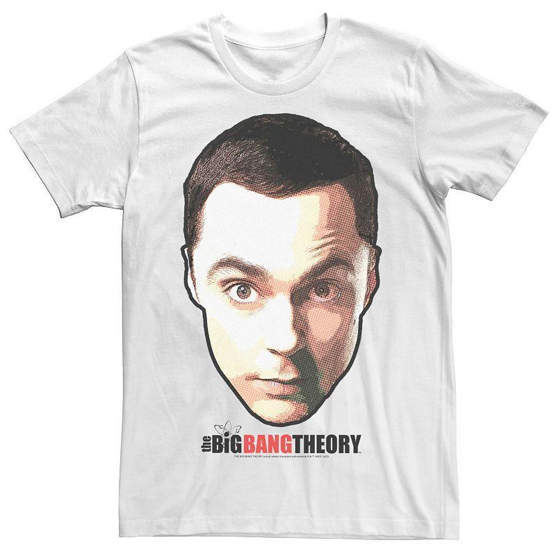 Men's The Big Bang Theory Sheldon Big Face Tee, Size: XL, Red Product Image