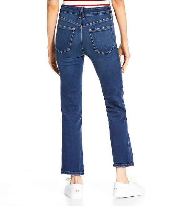 Good American Soft Tech Good Curve High Rise Straight Leg Jeans Product Image