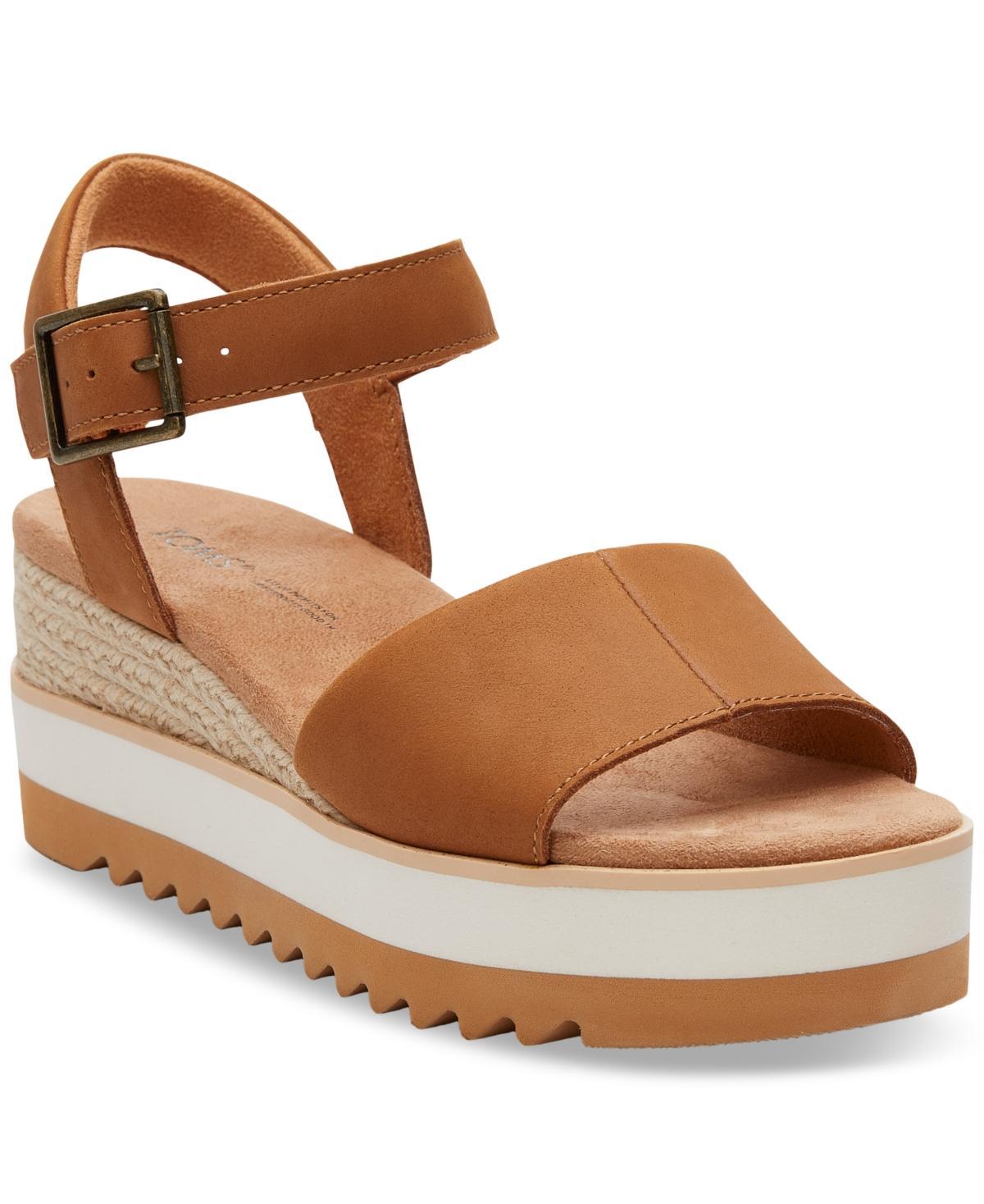 TOMS Diana Espadrille Platform Wedges Product Image