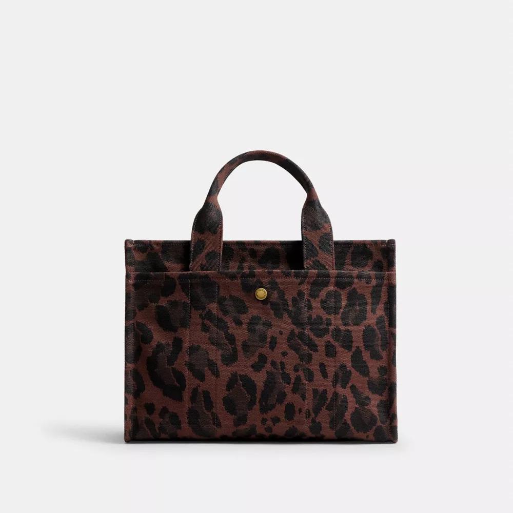 Cargo Tote Bag With Leopard Print Product Image