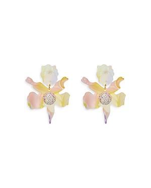 Crystal Lily Earrings, Apricot Ombre Product Image