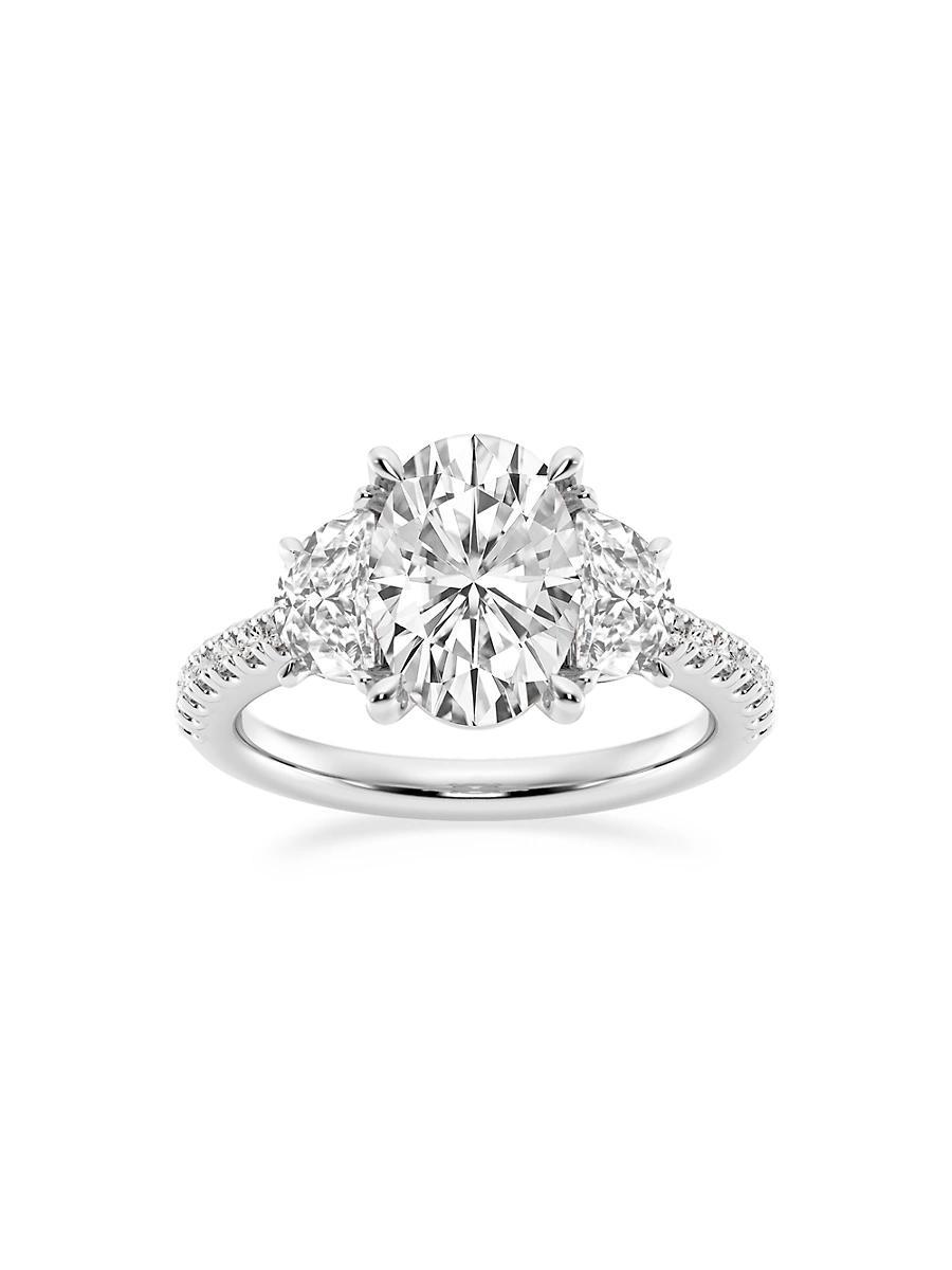 Womens Platinum & Oval Lab-Grown Diamond Ring/2.75-7.00 TCW Product Image