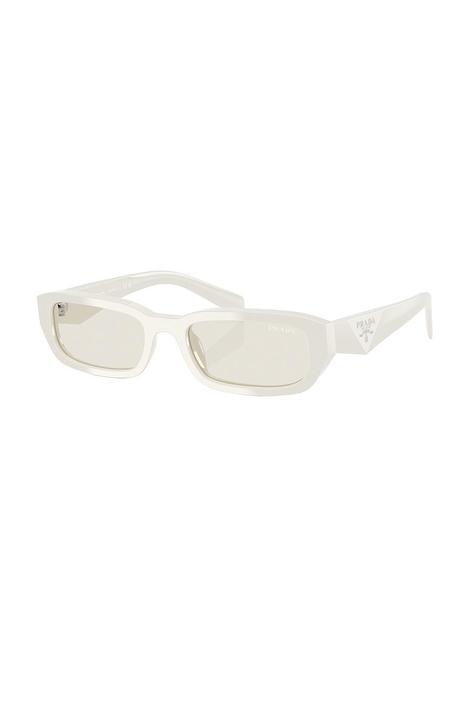 Narrow Rectangle Sunglasses Prada Product Image