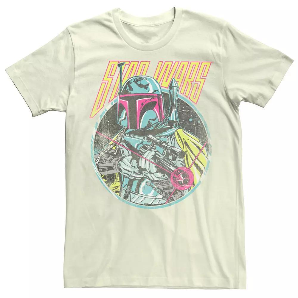 Men's Star Wars Bobba Blaster Tee, Size: Small, Natural Product Image