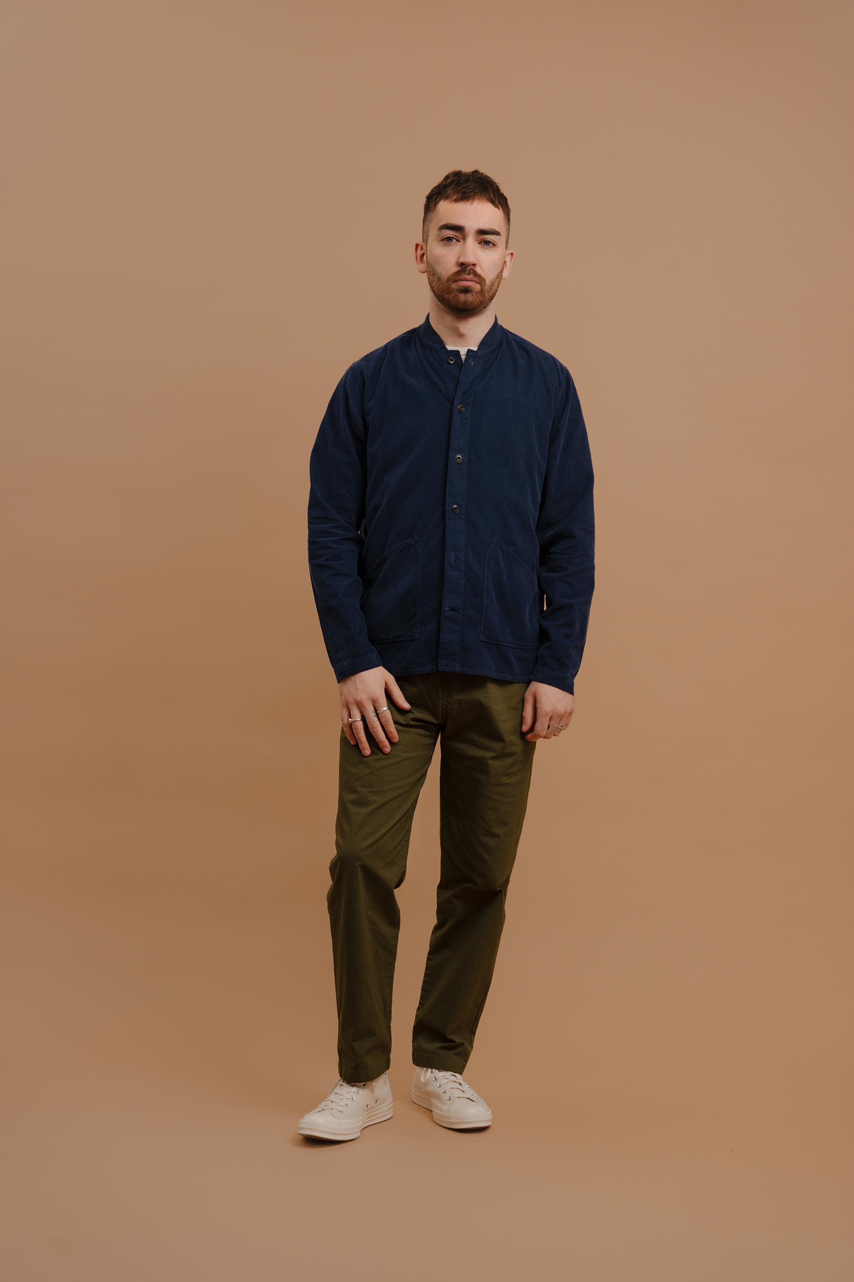 Organic Cord Baseball Overshirt Product Image