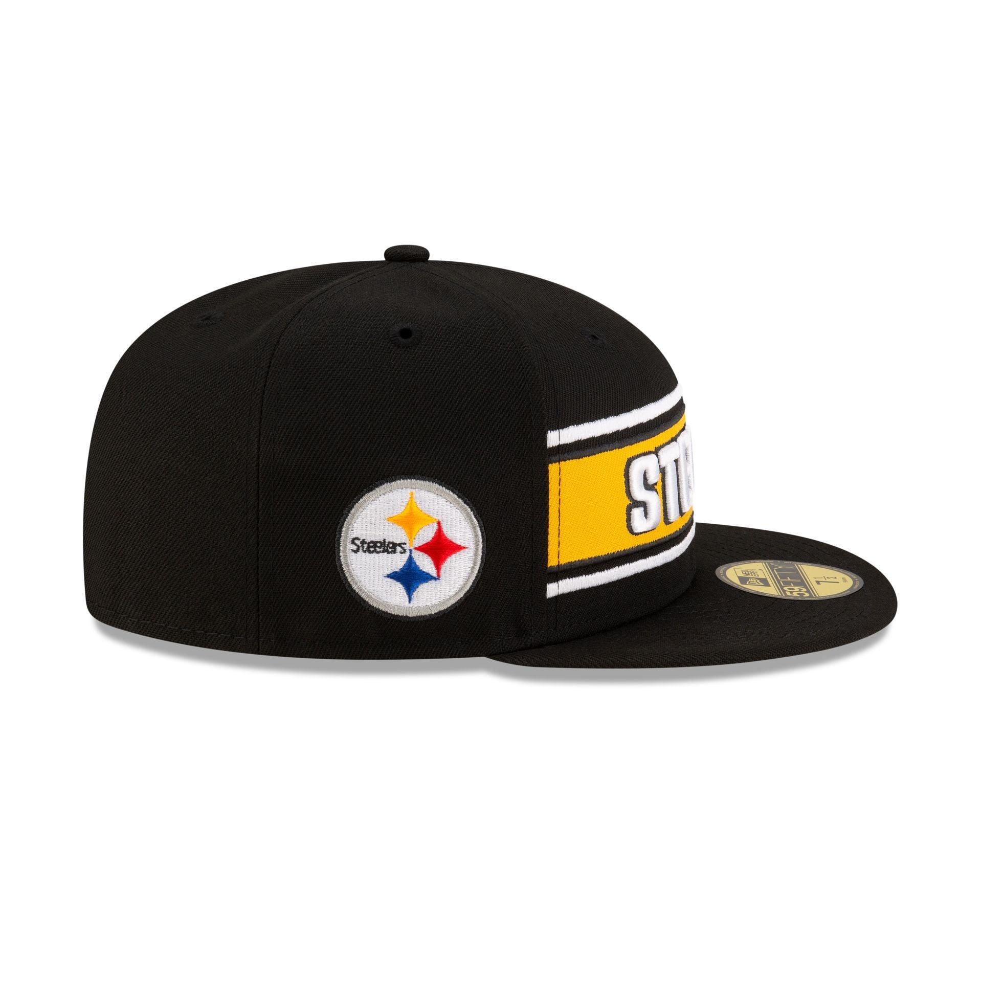 Pittsburgh Steelers 2024 Sideline Black 59FIFTY Fitted Hat Male Product Image