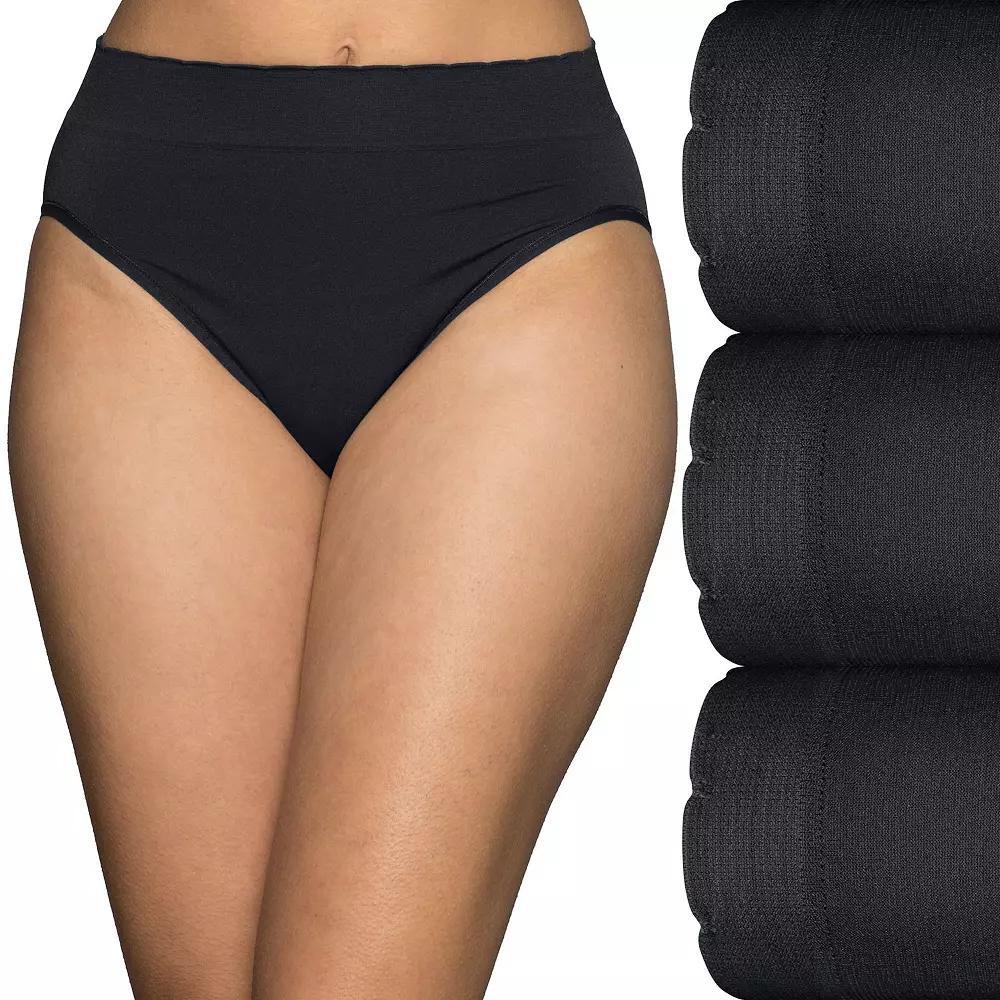 Vanity Fair Lingerie® No Pinch No Show Seamless Hi-Cut 3-Pack Brief Panty Set 13417, Women's,  Product Image