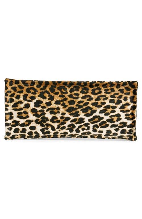 large leopard-print canvas tote bag Product Image