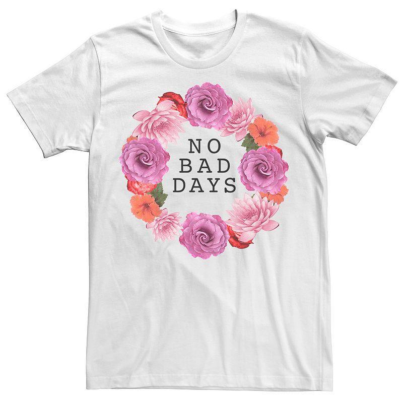 Men's No Bad Days Flower Wreath Tee,  Product Image