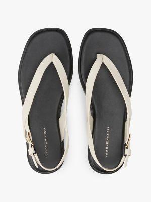 Flat Leather Slingback Sandal Product Image