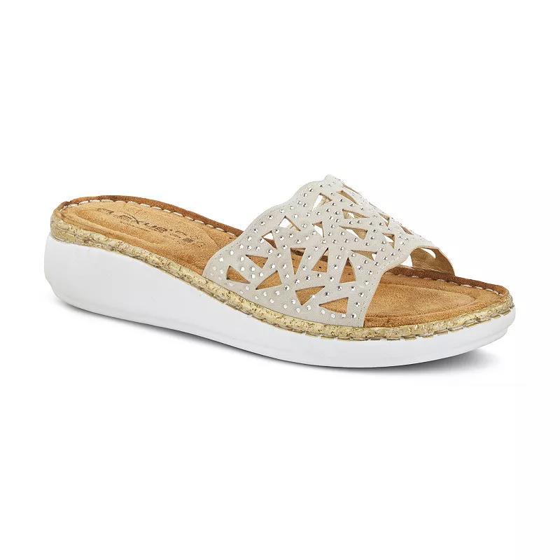 Flexus by Spring Step Windom Womens Rhinestone Slide Sandals Product Image