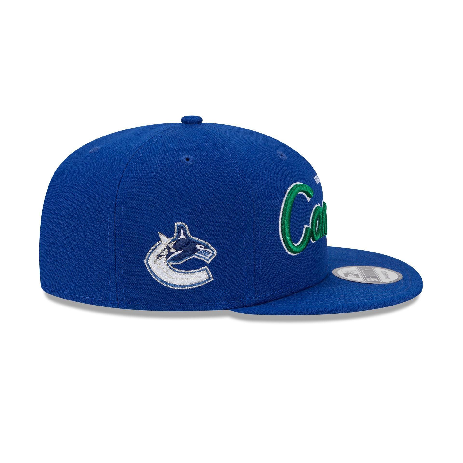 Vancouver Canucks Script 9FIFTY Snapback Hat Male Product Image