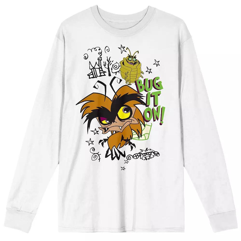 Men's Growing Up Creepie Bug It On Long Sleeve Graphic Tee,  Product Image