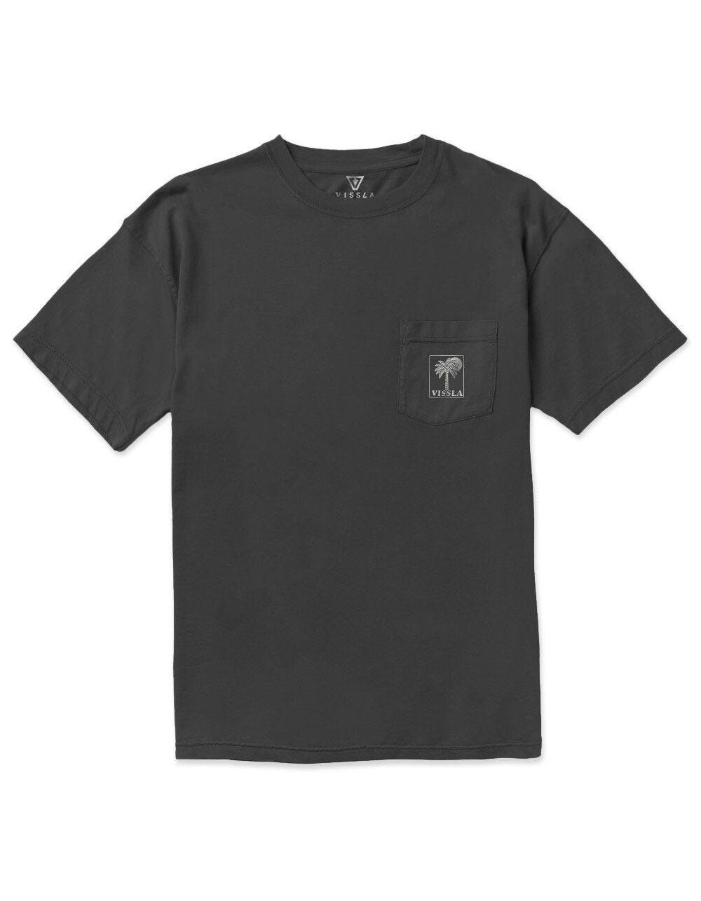 VISSLA Tropical Thrills Mens Pocket Tee - BLACK Product Image