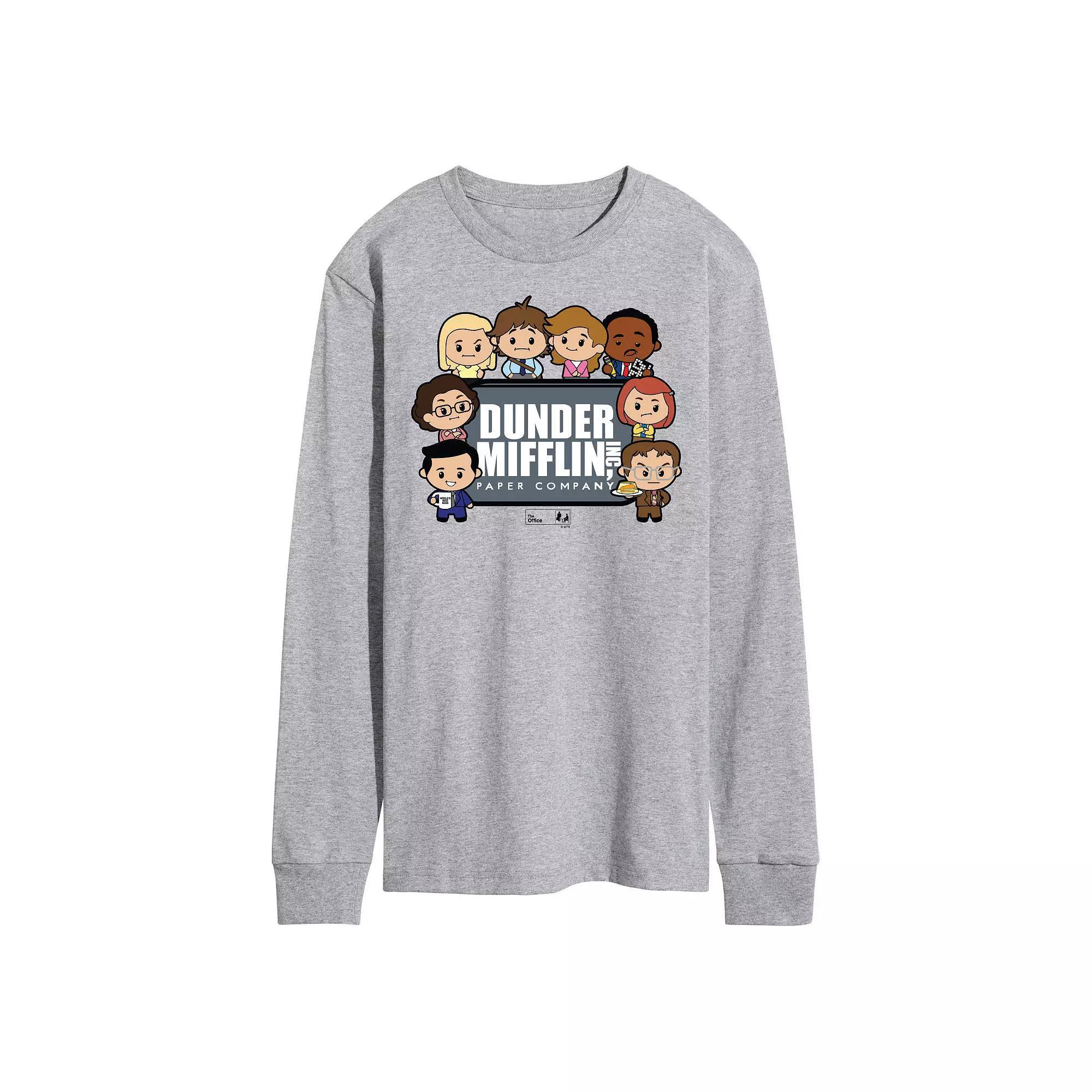 Men's The Office Dunder Mifflin Long Sleeve,  Product Image