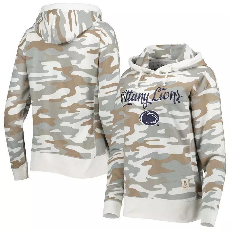 Women's Pressbox Camo Penn State Nittany Lions San Pablo Pullover Hoodie, Size: Small, Green Product Image