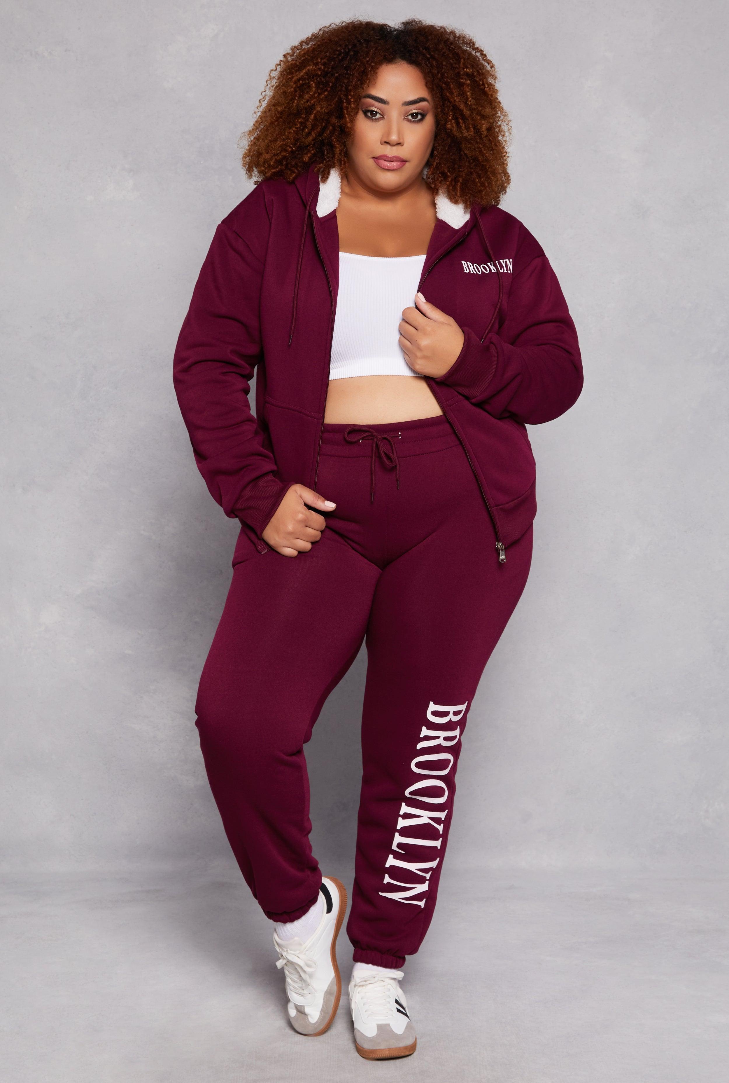 Womens Plus Size City Graphic Sweatpants Product Image