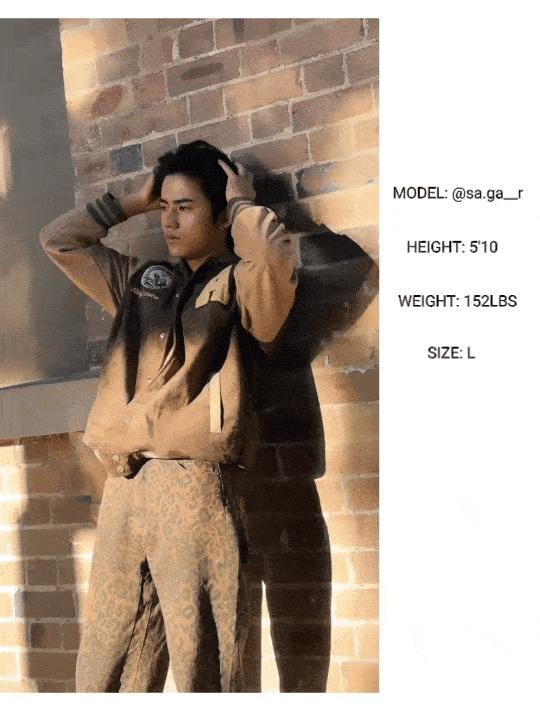 Aelfric Eden Suede Varsity Jacket Product Image