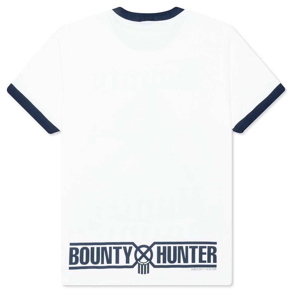 Logo Trim Tee - White/Navy Male Product Image