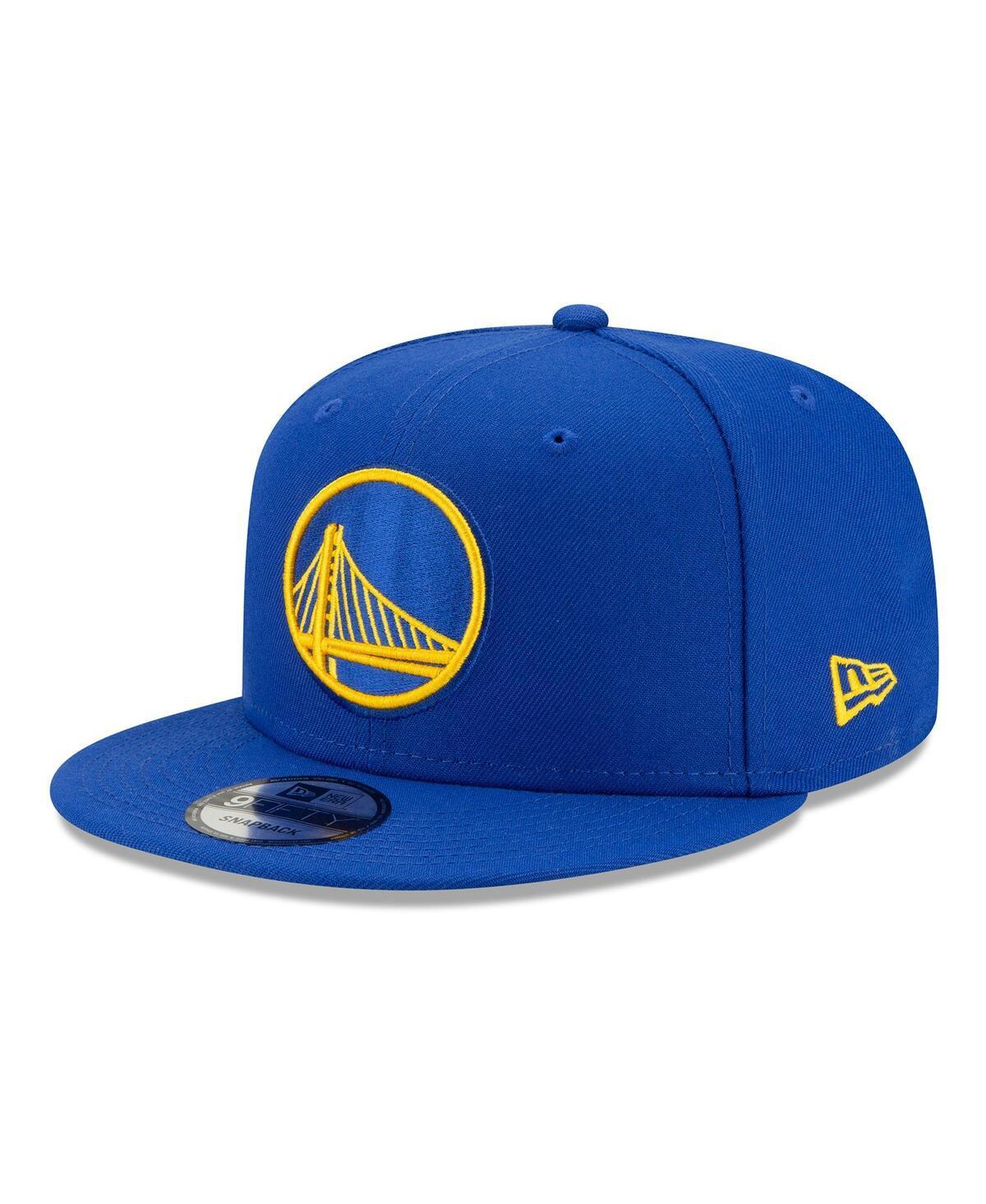 Mens New Era Royal Golden State Warriors Official Team Color 9FIFTY Snapback Hat Product Image