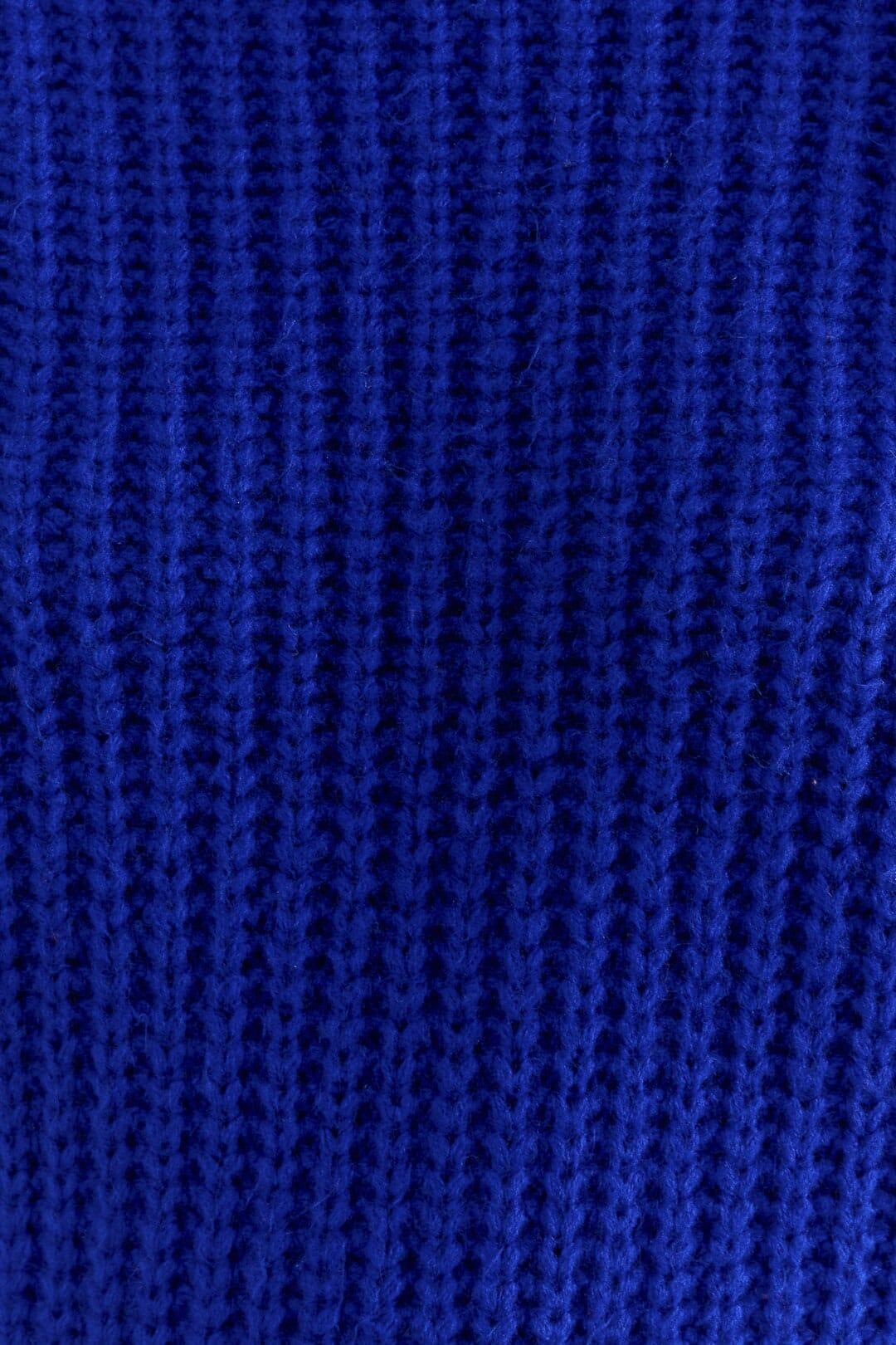 Blue Braided Sweater Product Image