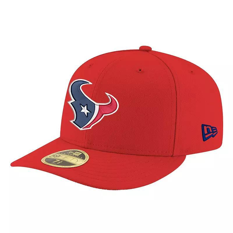Men's New Era Navy Houston Texans Omaha Low Profile 59FIFTY Fitted Hat,  Product Image