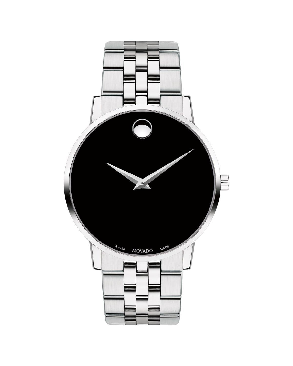 Movado Black Dial Link Bracelet Museum Classic Watch Product Image