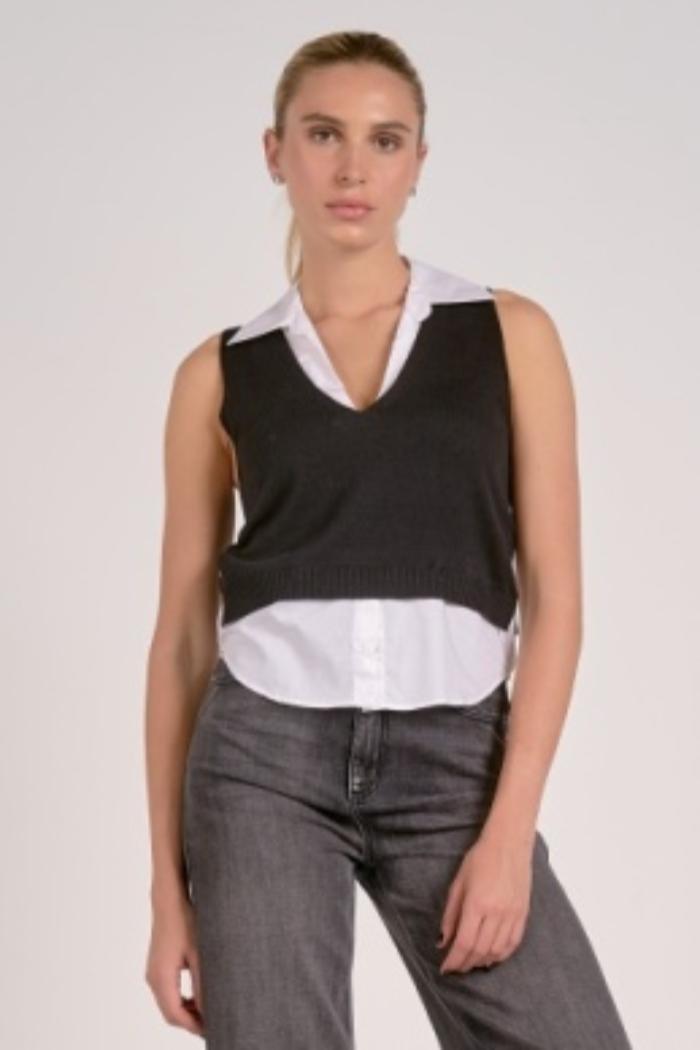 LAYERED VEST TOP Product Image