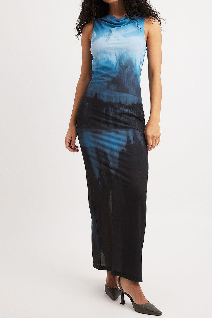 Sleeveless Mesh Maxi Dress Product Image