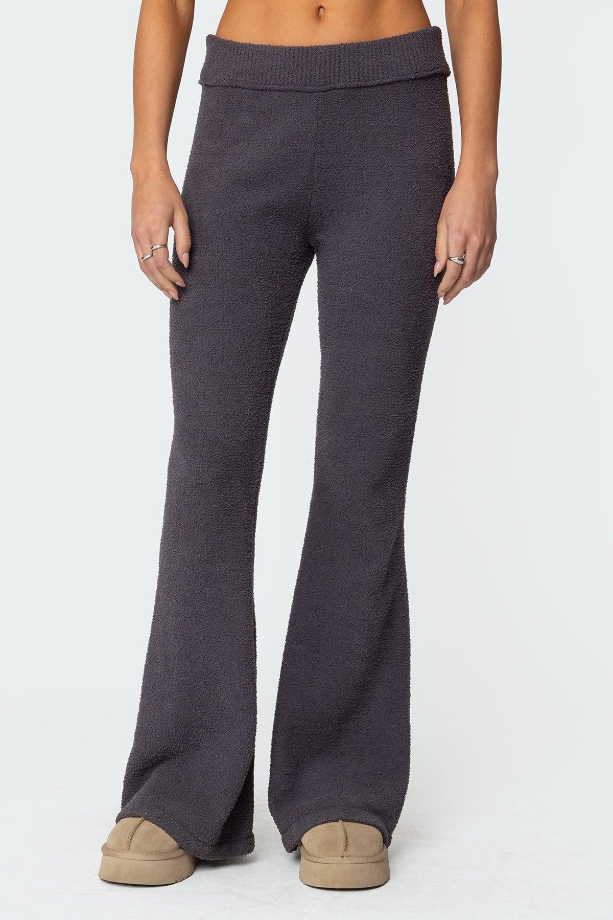 Plush Flared Pants Product Image