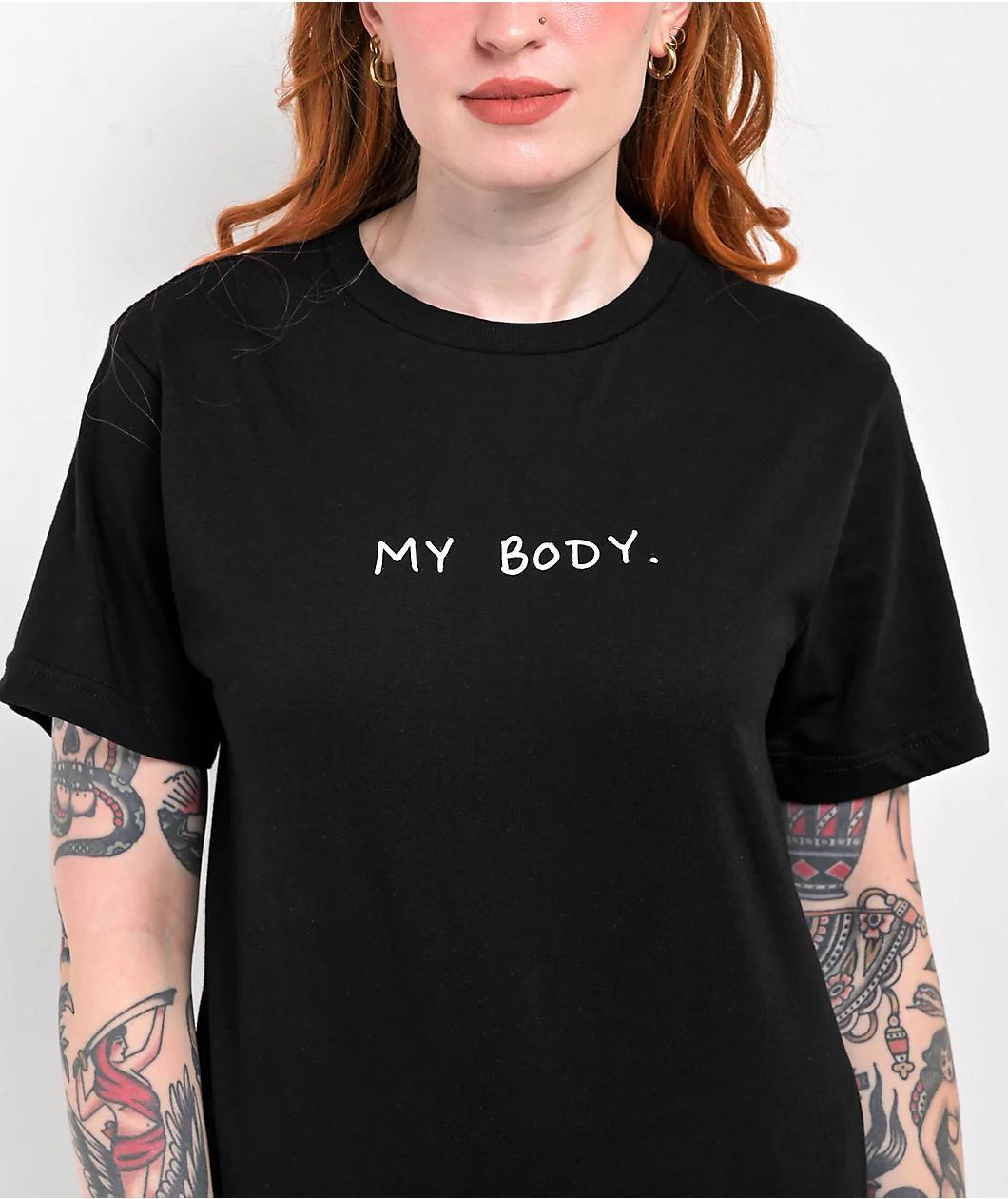 Melodie My Body Black T-Shirt Product Image