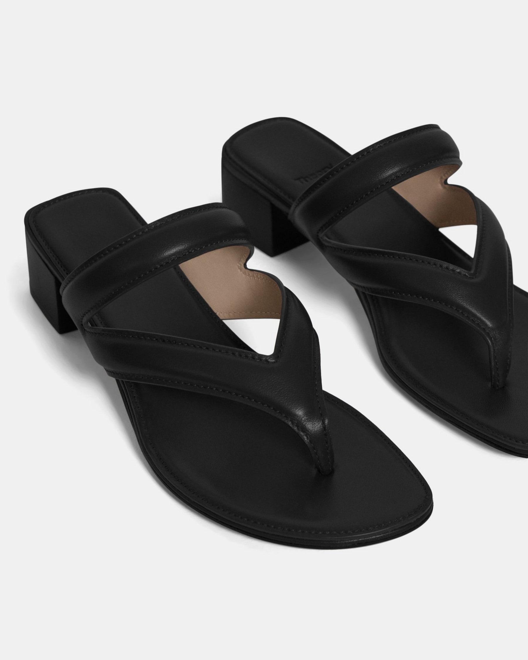 Belted Sandal in Leather Product Image