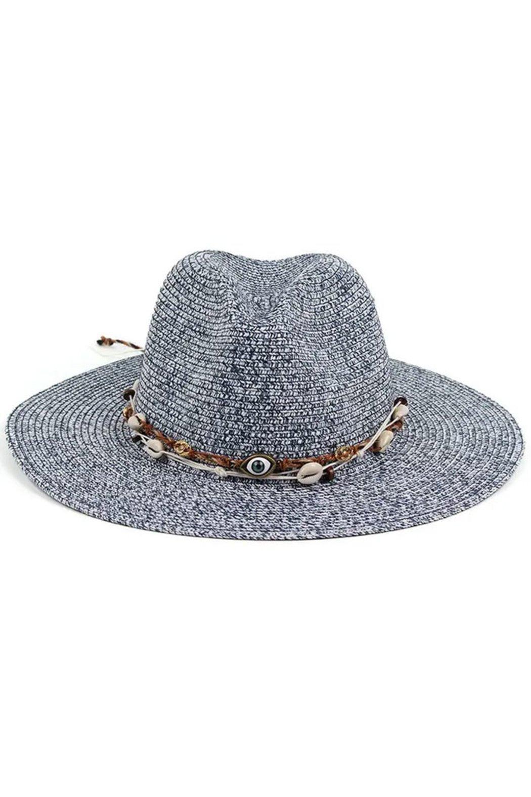 Retro Visor Panama Hat Product Image