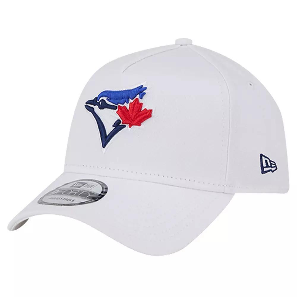 Men's New Era White Toronto Blue Jays TC A-Frame 9FORTY Adjustable Hat, Jay White Product Image
