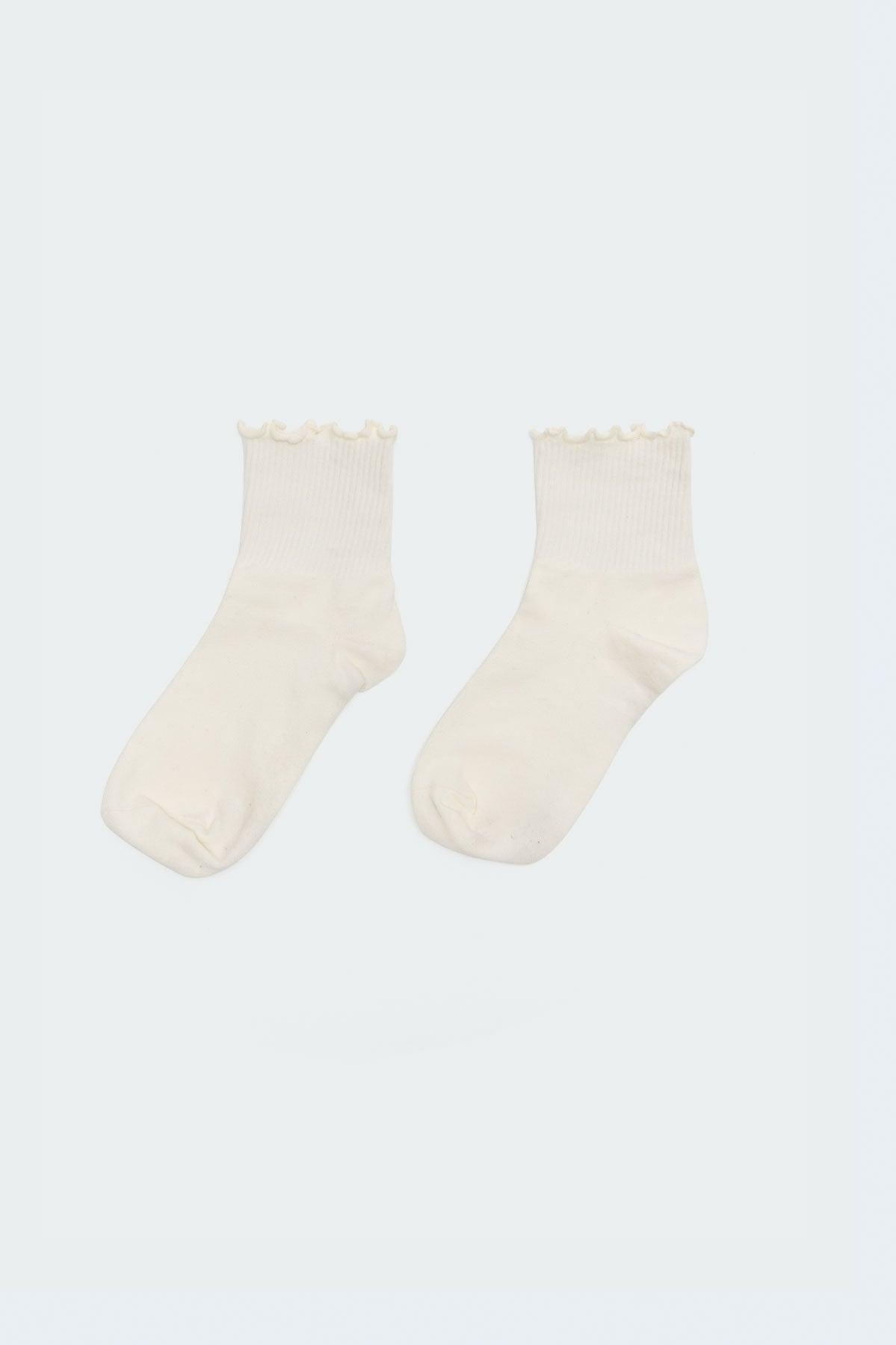 Frilled Hem Socks Product Image