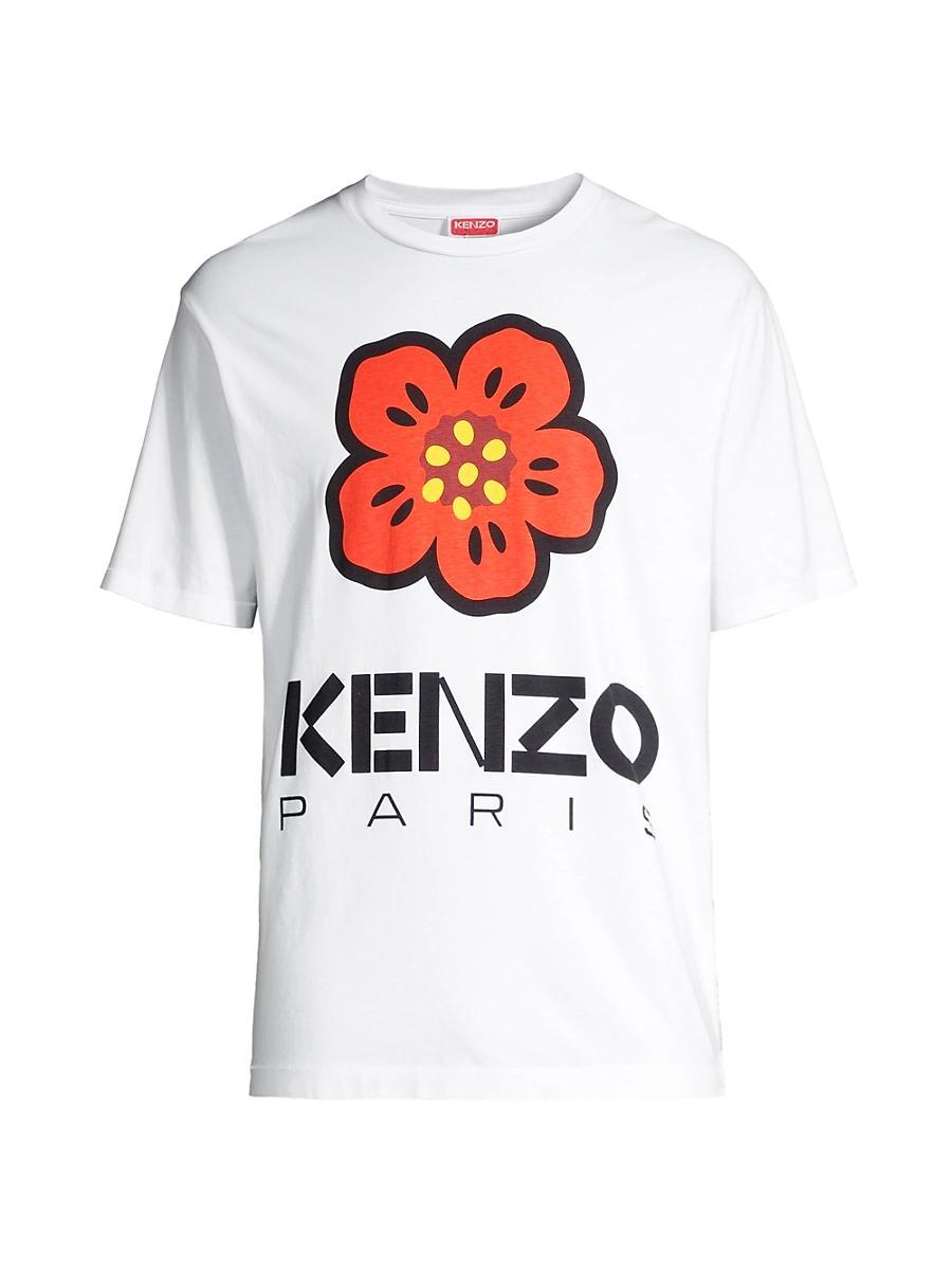 Mens Boke Flower Logo Cotton Jersey T-Shirt Product Image