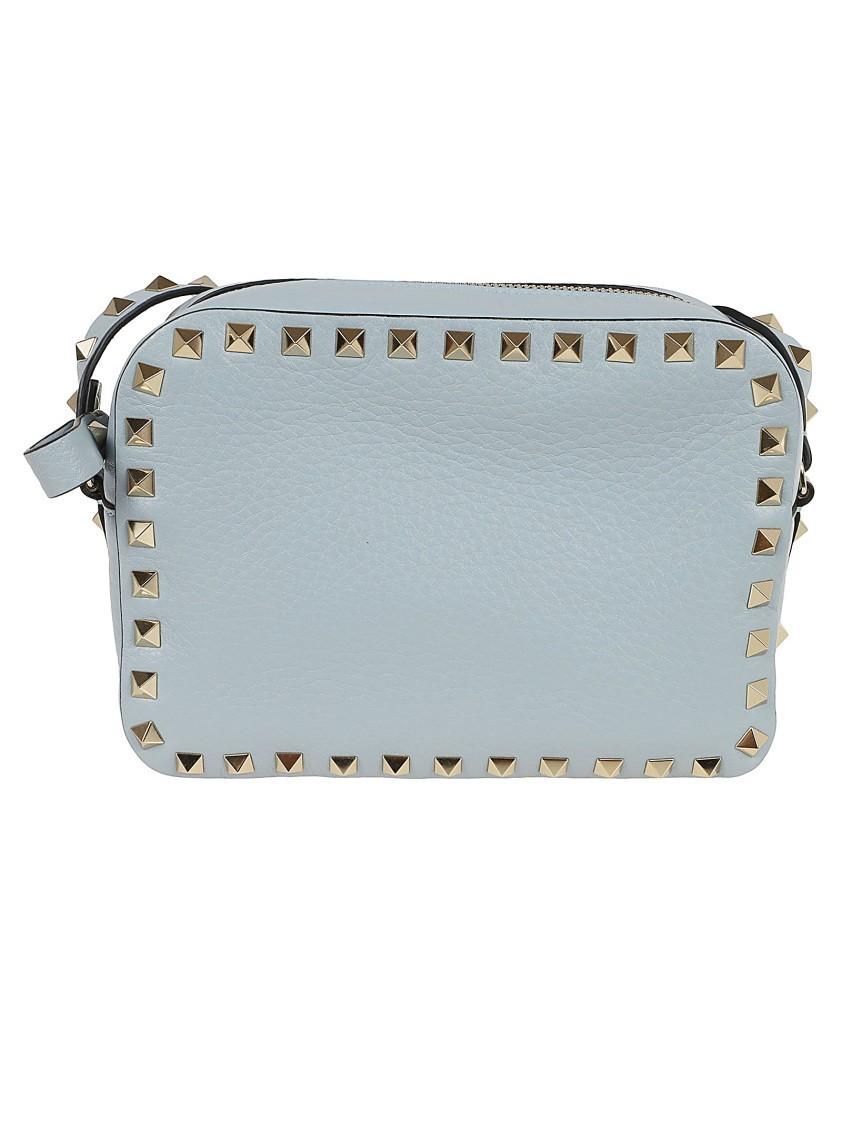 VALENTINO GARAVANI Cross Body Bag Rockstud In Blue Product Image