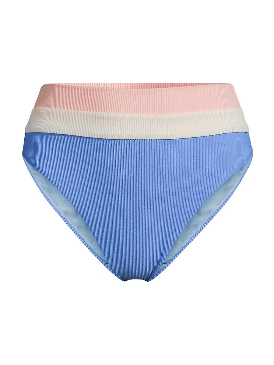 Womens Heidi Colorblocked Bikini Bottom Product Image