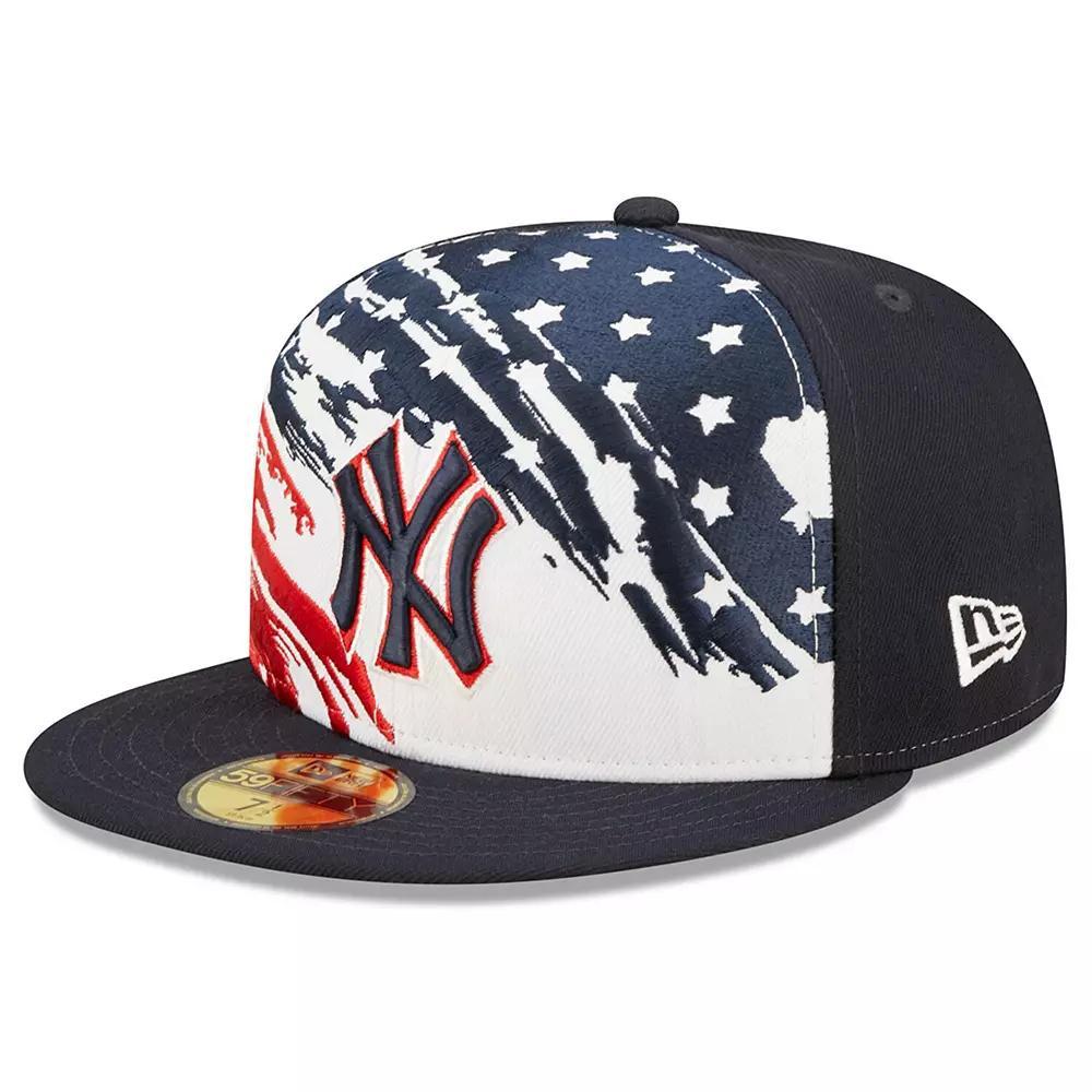 Men's New Era Navy New York Yankees 2022 4th of July On-Field 59FIFTY Fitted Hat, Size: 7 7/8, Blue Product Image