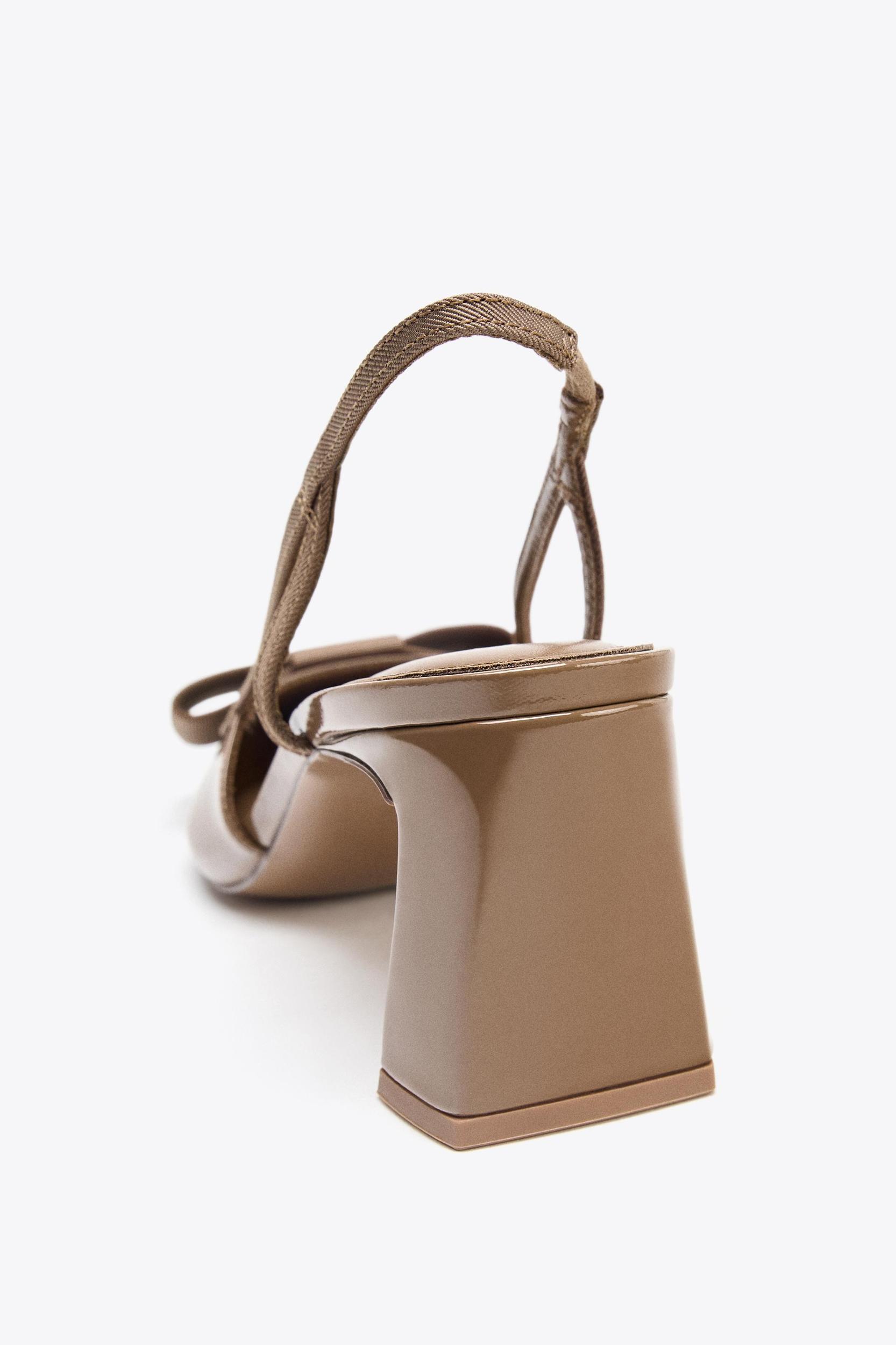 BOW SLINGBACK HEELS Product Image
