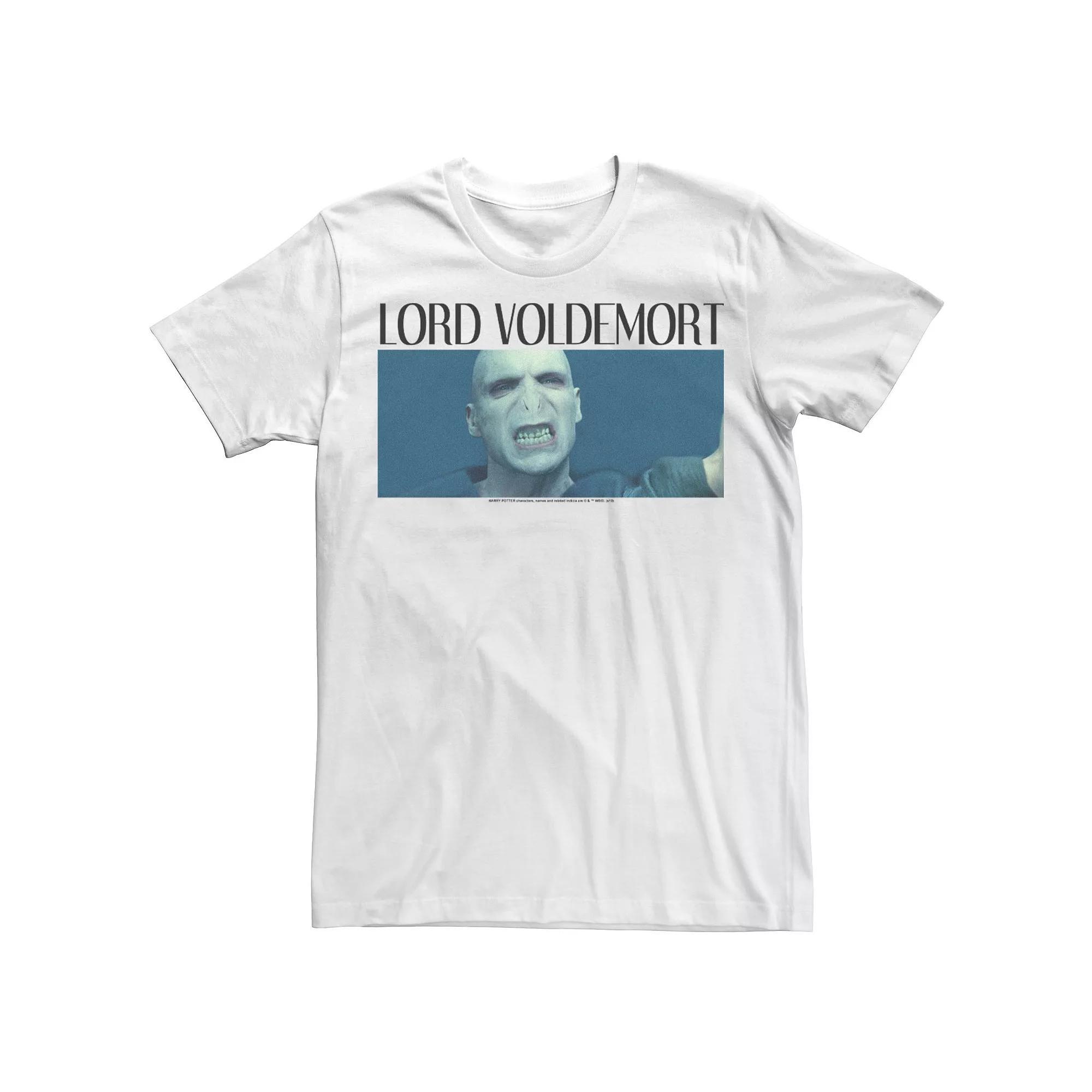 Men's Harry Potter Lord Voldemort Poster Tee, Size: Small, White Product Image