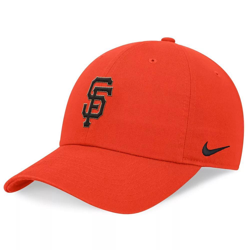 Men's Nike Orange San Francisco Giants Evergreen Club Adjustable Hat, Size: Medium/Large Product Image