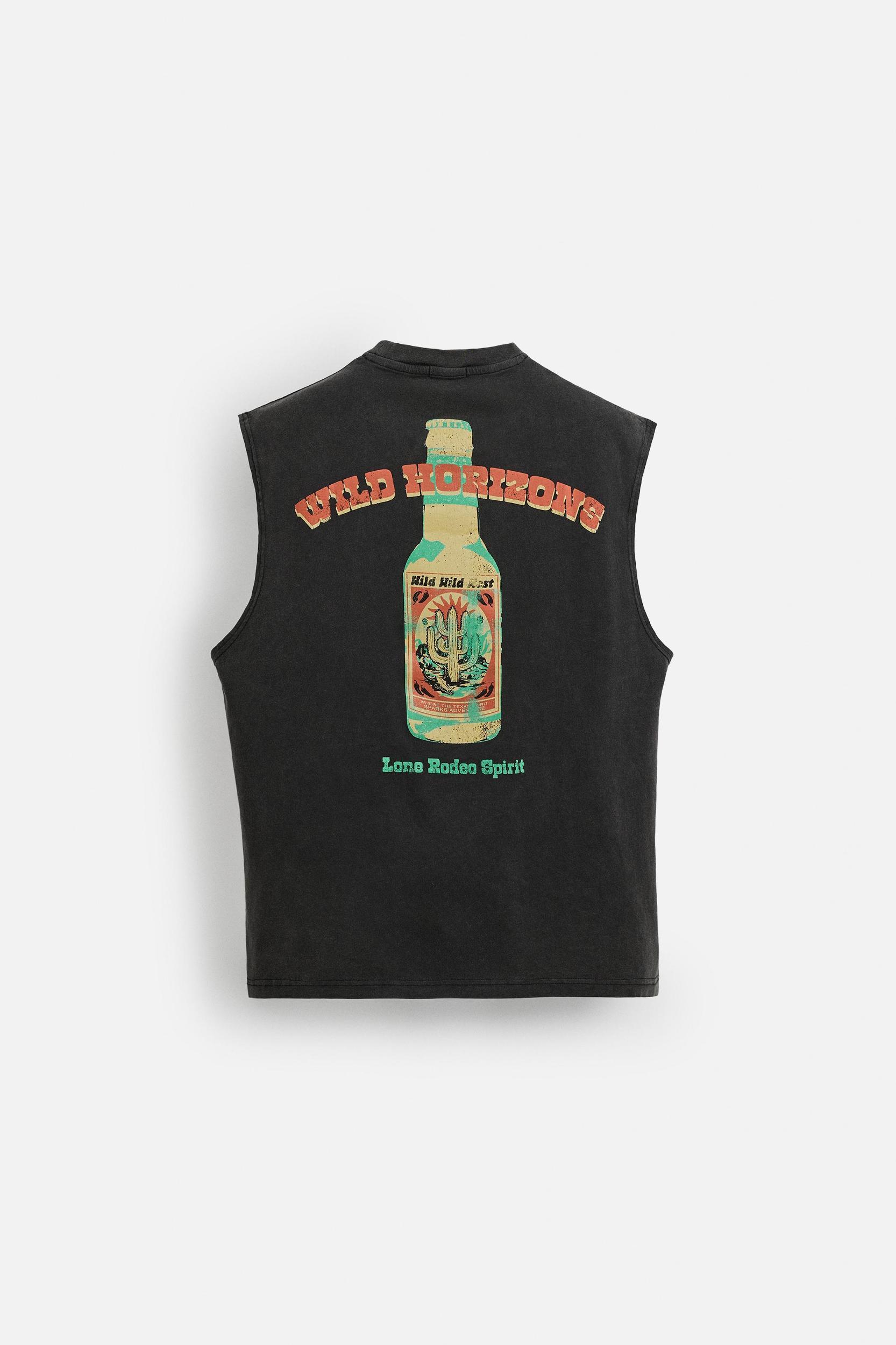 WASHED GRAPHIC TANK TOP Product Image